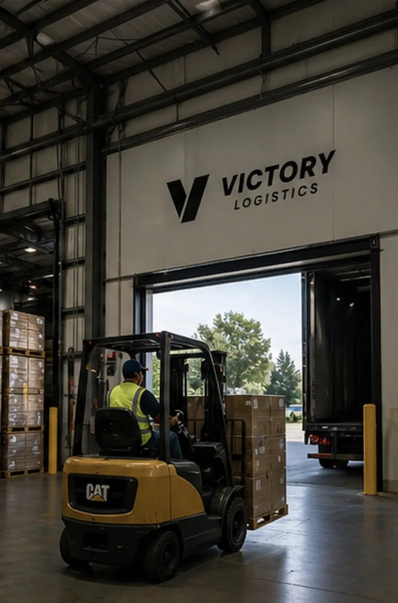 Victory Logistics warehouse handling